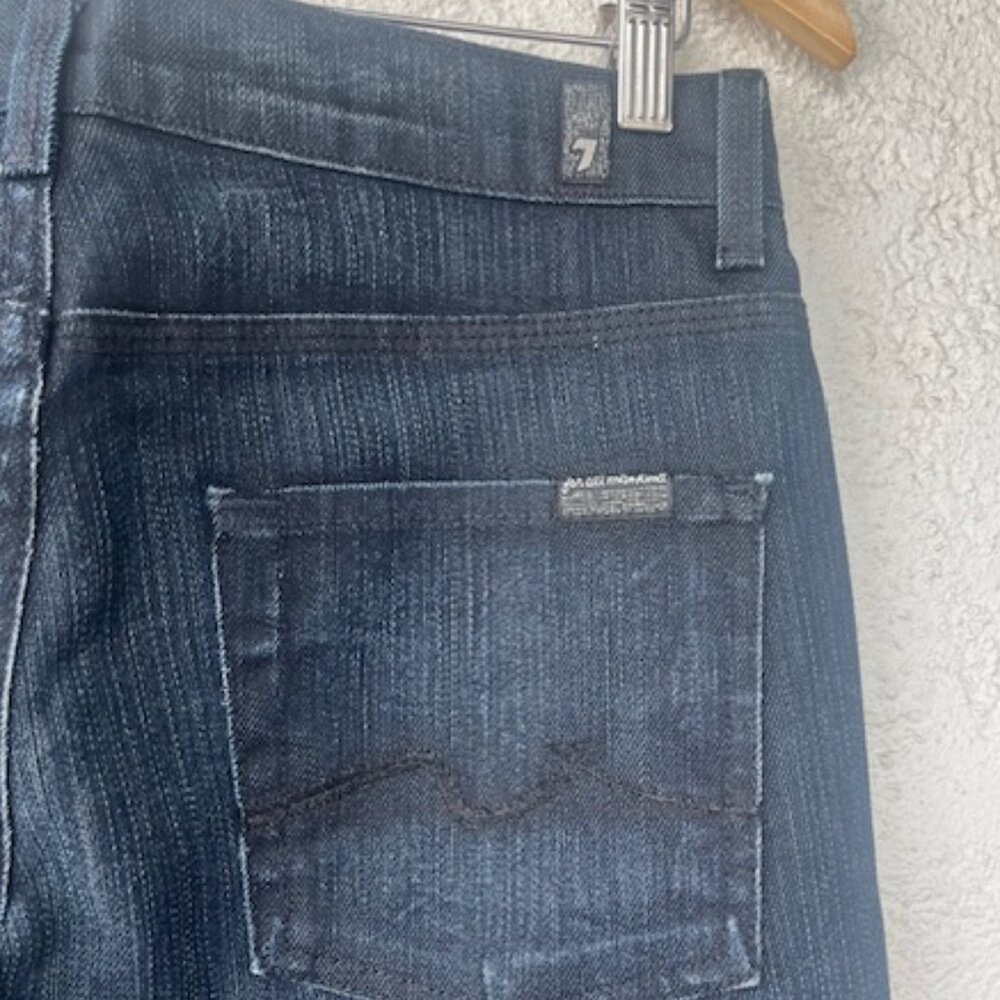 7 For All Mankind “Ginger” Flare Jeans (shortened) EUC - Picture 4 of 9